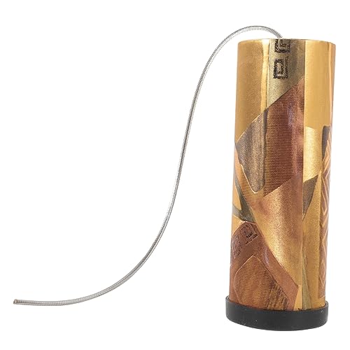 UPKOCH Spring Drum Musikinstrumente Soundeffekte Maschine Cheer Toys Stormy Tube Stormy Drum Tube Percussion Instrument Maker Paper Tube Golden von UPKOCH