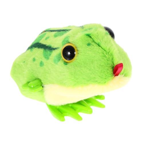 UPKOCH Springender Aufziehfrosch Plüschspielzeug für Kreatives Mechanisches Wind Up Tier Fördert Hand Auge Koordination und Fähigkeiten Gartenspielzeug für Jungen und Mädchen von UPKOCH