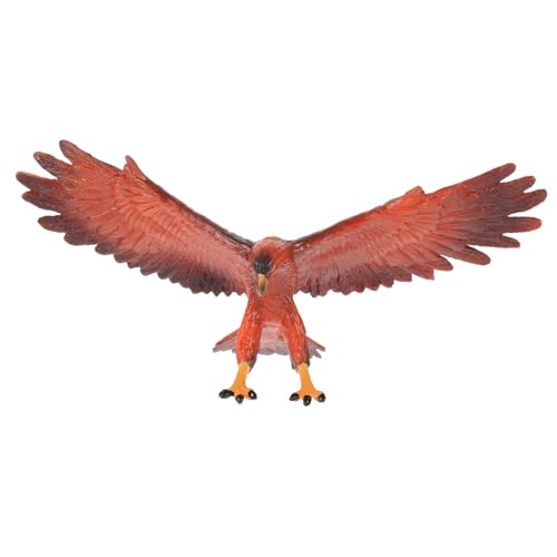 UPKOCH Steinadler-Modell Deko Kleines Adlermodell Simulierte Adlerstatue Tischadler-Ornament Adlerfigur Realistisch Kleine Adlerfigur Aus Kunststoff Adler Figur Brown Plastik von UPKOCH