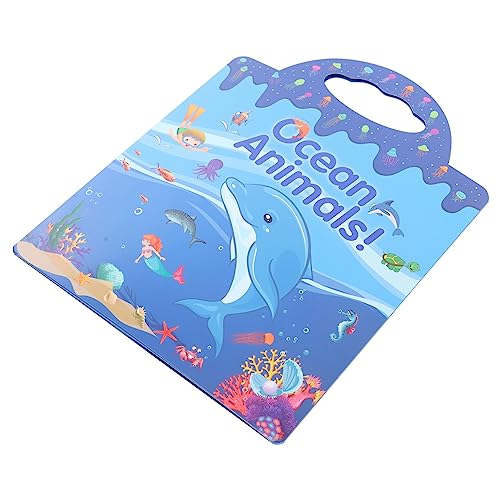 UPKOCH Interaktives Stickerbuch Für Jungen Und Mädchen Ozeanszene Pädagogische Stickerbücher Für Jungen Und Mädchen Papieraufkleber Für Jungen Und Mädchen von UPKOCH