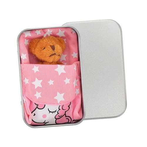UPKOCH Stoffbär Als EIN Kleiner Taschenbär Mini-kuscheltiere Mini-plüschbär Eisen von UPKOCH