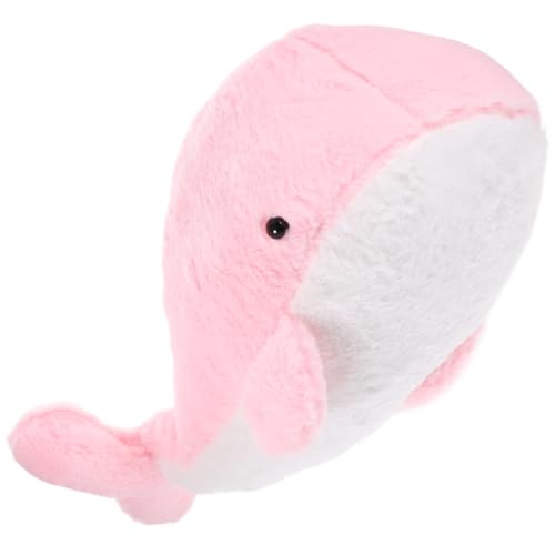 UPKOCH Stofftierpuppe Tierpuppe Für Cartoon-wal-Puppe Kleine Walpuppe Gefüllte Walpuppe Walpuppe Sofapuppendekoration Cartoon-Puppe Plüsch Rosa von UPKOCH