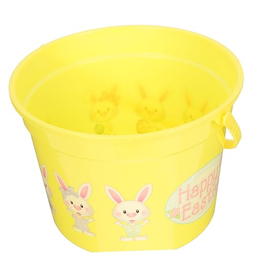 UPKOCH Strandeimer Sandwanne Hasendesign-Eimer Für Ostern Strandspielzeug Für Im Freien Kleiner Sandeimer Wassereimer- Sandeimer Strandsandeimer Plastik Yellow UPKOCH Strandeimer Sandwanne Hasendesign-Eimer Für Ostern Strandspielzeug Für Im Freien Kleiner Sandeimer Wassereimer- Sandeimer Strandsandeimer Plastik Yellow von UPKOCH