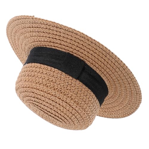 UPKOCH Strohhut für Puppen Woven Doll Hat Khaki Dekorativer Fotorequisit für Häuser und DIY Projekte Vielseitig Einsetzbar für Spiel und Wohndekoration UPKOCH Strohhut für Puppen Woven Doll Hat Khaki Dekorativer Fotorequisit für Häuser und DIY Projekte Vielseitig Einsetzbar für Spiel und Wohndekoration von UPKOCH