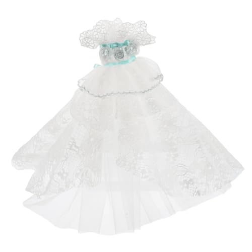UPKOCH Stylisches Puppen hochzeitskleid Vintage Mini Kleid mit Spitze und High Heels Passend für Modedolls Einfach Anzuziehen Vielseitiges Ersatzoutfit für Puppen mit Ähnlicher UPKOCH Stylisches Puppen hochzeitskleid Vintage Mini Kleid mit Spitze und High Heels Passend für Modedolls Einfach Anzuziehen Vielseitiges Ersatzoutfit für Puppen mit Ähnlicher von UPKOCH