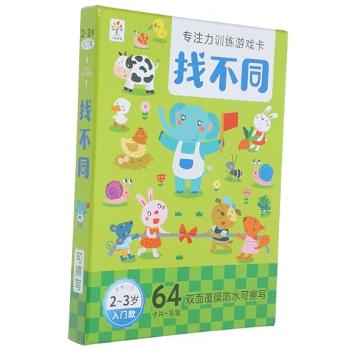UPKOCH Such und Findespiel Karten für Kleinkinder Ab Jahren Pädagogisches Lernspielzeug mit Kontrastreichen Bildern Fördert Konzentration Farb und Formenwahrnehmung Interaktives von UPKOCH