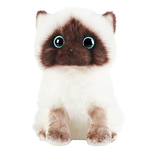 UPKOCH Süße Siamesische Katzenpuppe Realistisches Kuscheltier für Heimdekoration und Gemütliche Kissen Liebevolle Details und Angenehm im Griff UPKOCH Süße Siamesische Katzenpuppe Realistisches Kuscheltier für Heimdekoration und Gemütliche Kissen Liebevolle Details und Angenehm im Griff von UPKOCH