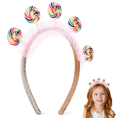UPKOCH Süßigkeiten-stirnbänder – Halloween-zuckerlutscher-stirnband für Frauen Und Mädchen, Rutschfest, Geburtstags-haar-accessoires, Haarreifen von UPKOCH