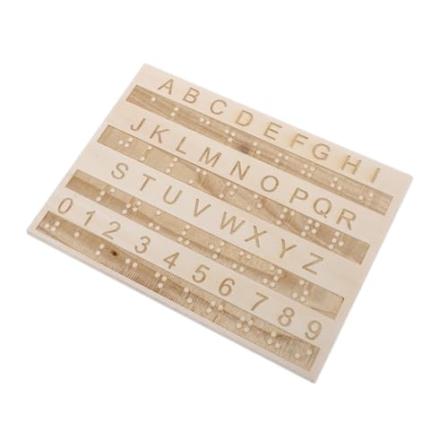 UPKOCH Tafel Mit Braille-Alphabet Blindenschriftpapier Braille-lernwerkzeug Braille- Braille-bücher Braille-Spiele Gadgets Für Blinde Hersteller Von Braille-Etiketten Hölzern UPKOCH Tafel Mit Braille-Alphabet Blindenschriftpapier Braille-lernwerkzeug Braille- Braille-bücher Braille-Spiele Gadgets Für Blinde Hersteller Von Braille-Etiketten Hölzern von UPKOCH