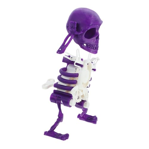 UPKOCH Tanzendes Skelett aus Robustem Glatte Oberfläche Farbenfrohes Fidget Toy für Stressabbau und Deko Lustiges für Halloween Party von UPKOCH