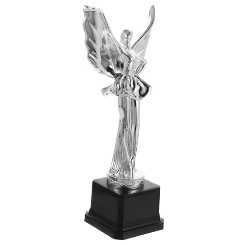 UPKOCH Tanztrophäe Tanzende Balletttrophäen Ballett-Tanz-trophäe Trophäen Für Erwachsene Wettbewerbstrophäe Für Sieger Balletttänzer-trophäe Lustige Trophäe Für Erwachsene Abs Silver von UPKOCH