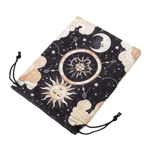 UPKOCH Tarot Aufbewahrungstasche Buch Und Orakelkarten Decks Kartenhalter Müllbeutel Riesiger Schmuckbeutel Orakeldeck Packwürfel Reise Organizer Für Frauen Tagebuch Müllbeutel von UPKOCH