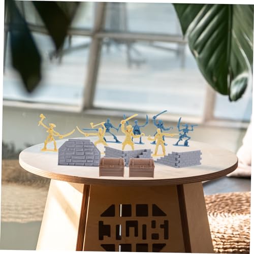 UPKOCH Teiliges Piraten Figuren Miniatur Soldaten Actionfiguren Militärspielzeug Modell Ornament Sandtisch Dekoration Kreatives Piraten von UPKOCH