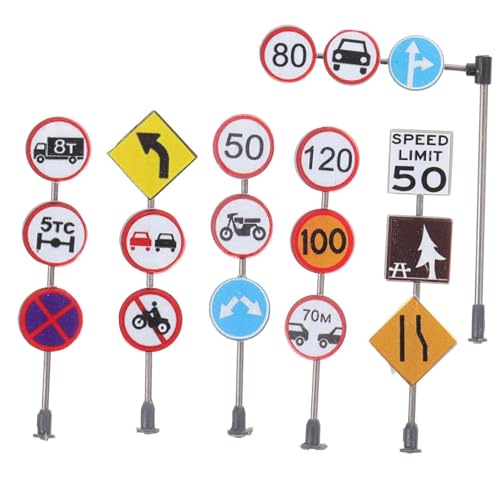 UPKOCH Teiliges Verkehrsschilder für Lustige Miniatur Straßenschilder Modell Pädagogisches Lernspielzeug zur Verkehrserziehung Fördert Motorik und Koordination Geschenkidee UPKOCH Teiliges Verkehrsschilder für Lustige Miniatur Straßenschilder Modell Pädagogisches Lernspielzeug zur Verkehrserziehung Fördert Motorik und Koordination Geschenkidee von UPKOCH