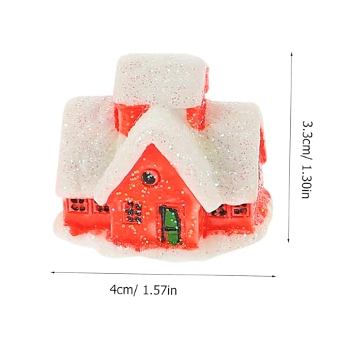UPKOCH Teiliges Weihnachtsbaum Dekorationsset aus Resin Miniatur Figuren mit Rentier und Kutsche Kompakte Weihnachtsdeko für Puppenhaus Schreibtisch und Bastelprojekte Farbenfrohe und von UPKOCH