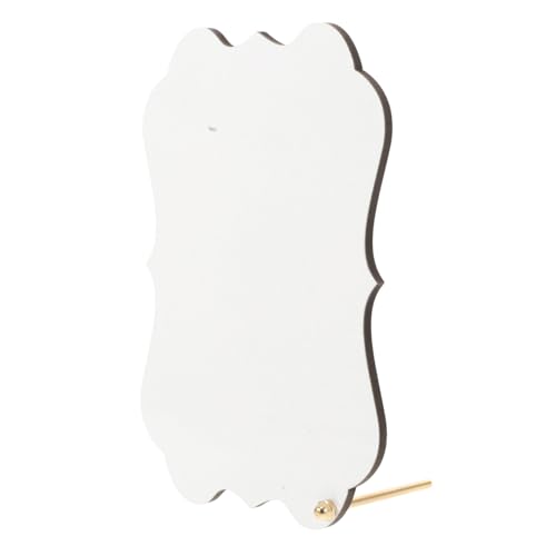 UPKOCH Thermotransfer-Holzmalerei Thermal -Sublimation leer Sublimationsrahmen mit Ständer Thermal- holzbilderrahmen Sublimations-Klemmbrettrohlinge Sublimationsrohlinge MDF Weiß von UPKOCH