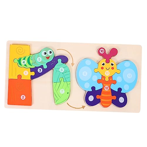 UPKOCH Tierisches Lernpuzzle aus Holz für Kindergartenkinder Tiererkennung Kreativität und Sozialen Fähigkeiten für Frühes Lernen und Geburtstagsgeschenke UPKOCH Tierisches Lernpuzzle aus Holz für Kindergartenkinder Tiererkennung Kreativität und Sozialen Fähigkeiten für Frühes Lernen und Geburtstagsgeschenke von UPKOCH