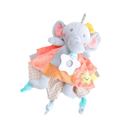 UPKOCH Tierpuppenspielzeug für Beruhigendes Handtuch mit Süßem Design für Krippe Kinderwagen Fördert Wohlbefinden Weinen Sicher von UPKOCH