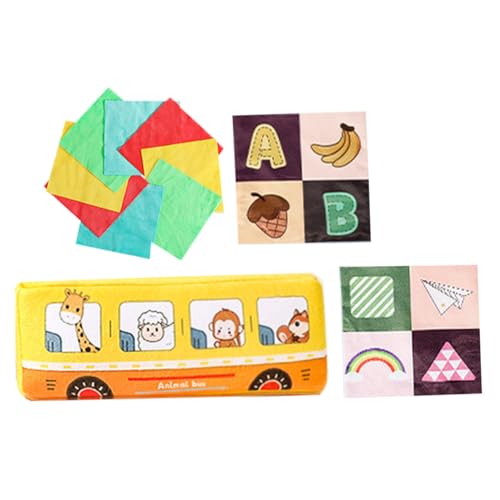 UPKOCH Tissue Box mit Bus Design Sensorisches Lernspielzeug für Neugeborene Jahr Knisterndes Montessori Aktivitätsspielzeug zur Frühkindlichen Robust und Farbenfroh UPKOCH Tissue Box mit Bus Design Sensorisches Lernspielzeug für Neugeborene Jahr Knisterndes Montessori Aktivitätsspielzeug zur Frühkindlichen Robust und Farbenfroh von UPKOCH