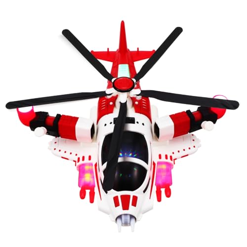 UPKOCH Flugzeug Spielzeug für Kleinkinder Drehbare Flügel 360-Grad Transformation Bewegliches Flugzeugspielzeug Outdoor Spielzeug für Jungen und Mädchen von UPKOCH