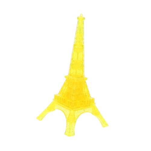 UPKOCH Transparentes Crystal Puzzle Eiffelturm Modell Stabiles Kindersicheres Geruchsfreies DIY und Dekoratives von UPKOCH