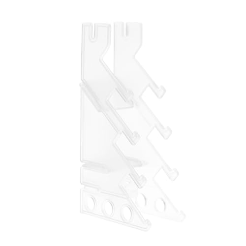 UPKOCH Transparentes Finger Skateboard Aufbewahrungsregal aus Klarem Kunststoff Platzsparendes Display ständer für Finger Skateboards Einfache Montage Langlebiges Design für Sammler und von UPKOCH