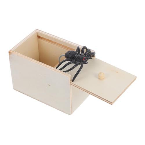 UPKOCH Holzbox-trickspielzeug Mit Lebendiger Gefälschter Spinne Für Streich-schreckensbox Streichspinne Als Simulation Tier Requisite Für Halloween Oder Aprilscherz UPKOCH Holzbox-trickspielzeug Mit Lebendiger Gefälschter Spinne Für Streich-schreckensbox Streichspinne Als Simulation Tier Requisite Für Halloween Oder Aprilscherz von UPKOCH
