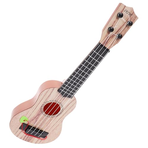 UPKOCH Pädagogisches Ukulelenspielzeug Für Jungen Und Mädchen 4 Saiten Simulations-Ukulele Musikinstrumente Spielzeug Für Kleinkinder von UPKOCH