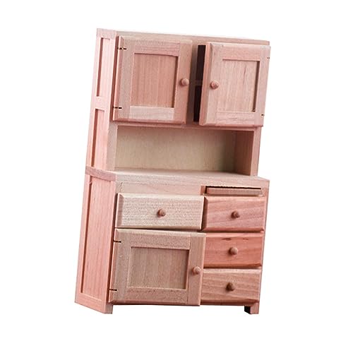 UPKOCH Unlackiert zum Selbstbemalen Miniatur Puppenhaus Möbel Kleiner Aufbewahrungsschrank aus Naturholz Detailreiches Miniaturmöbel für Schlafzimmer Wohnzimmer Küche UPKOCH Unlackiert zum Selbstbemalen Miniatur Puppenhaus Möbel Kleiner Aufbewahrungsschrank aus Naturholz Detailreiches Miniaturmöbel für Schlafzimmer Wohnzimmer Küche von UPKOCH