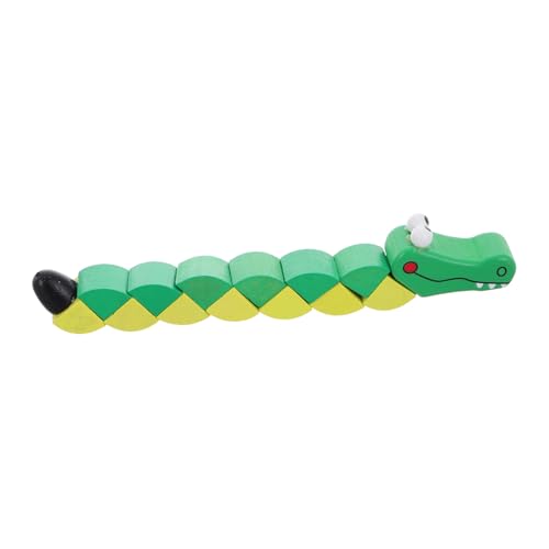 UPKOCH Verdrehen Bausteine ​​Tier Bausteine ​​ Alligator Mini Alligator Holz von UPKOCH