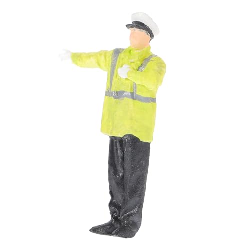 UPKOCH Miniatur-verkehrspolizei-Modell Aus Harz Straßenpolizei-Figur Für Sandkastenlandschaft Für Tiny Houses Mikrolandschafts-Layout Lehrreiches Spielzeug Für Junge Mädchen von UPKOCH