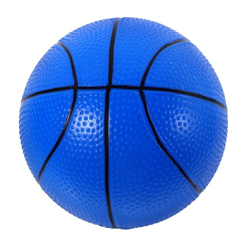 UPKOCH Vinyl Basketball Sportbälle Bälle Für Hüpfball Kinderspielzeug Spielplatzspielzeug Leichter Springball Leichter Hüpfball Kickbälle Bälle Für Draußen Blaues PVC von UPKOCH