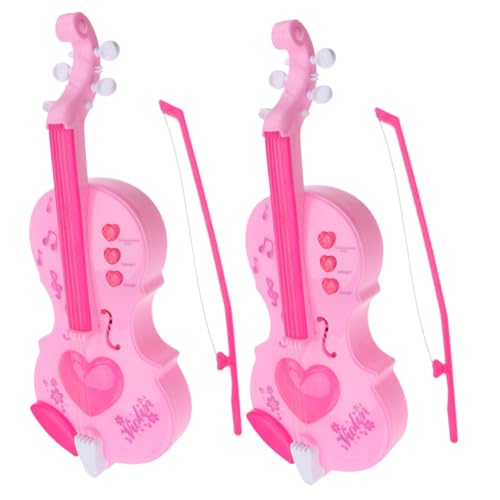 UPKOCH Violin Für Musikalisches Instrument Zur Frühkindlichen Lustiges Lernspielzeug Für Anfänger Und Kleine Musiker Zufällige Farbwahl von UPKOCH