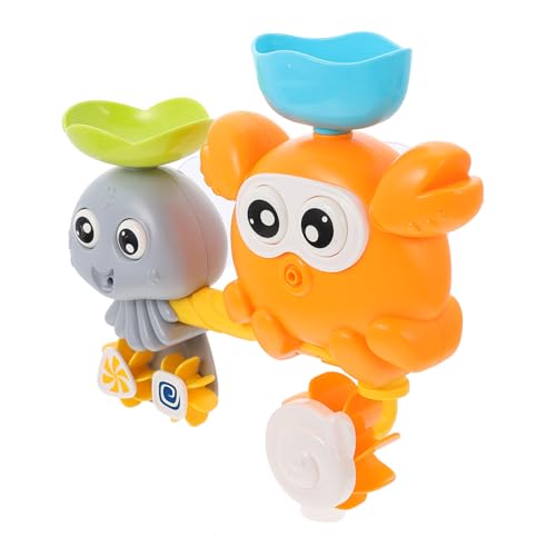 UPKOCH Badespielzeug Für Kleinkinder Wasserspielzeug Für Das Badezimmer Von Kindern Badespielzeug Mit Becher Sicheres Abs-Material von UPKOCH