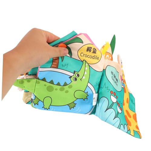 UPKOCH Weiche Bücher Faltenstruktur Interaktives Lernspielzeug für Junge Mädchen Monate Tierisches Stoffbuch zur Frühkindlichen Entwicklung Handliches Robustes Babyspielzeug für Unterwegs UPKOCH Weiche Bücher Faltenstruktur Interaktives Lernspielzeug für Junge Mädchen Monate Tierisches Stoffbuch zur Frühkindlichen Entwicklung Handliches Robustes Babyspielzeug für Unterwegs von UPKOCH