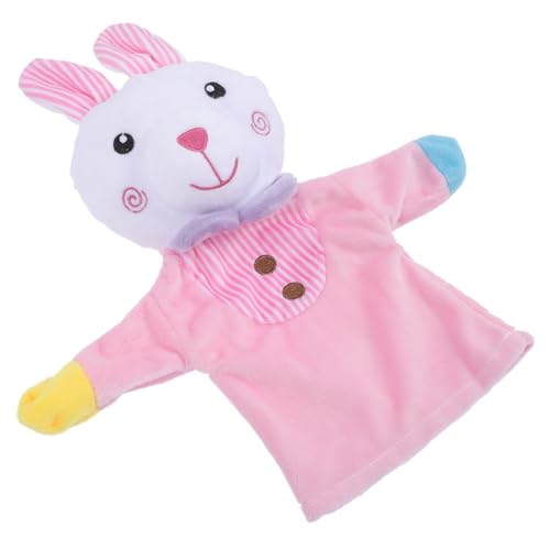 UPKOCH Weiche Niedliche Handpuppe Hase aus PP Baumwolle für Kleinkinder Interaktives Kuscheltier für Puppentheater und Fantasievolles Rollenspiel von UPKOCH