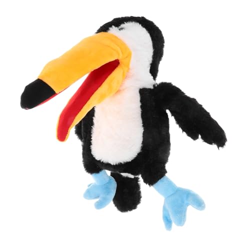 UPKOCH Weiche Vogel Handpuppe aus Plüsch mit Baumwollfüllung Kindgerechtes Interaktives für Geschichtenerzählen und Eltern Junge Mädchen Kommunikation Geeignet für Jungen und Mädchen von UPKOCH