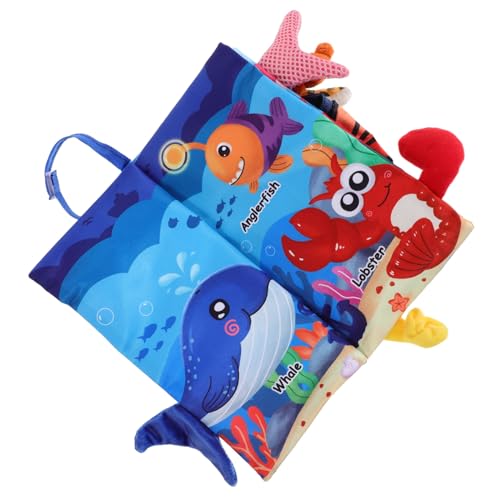 UPKOCH Weiches Stoffbuch Für Neugeborene Meeres Themen Bilderbuch Für äuglinge Knisterbuch Aus Stoff Babybuch Für Kleinkinder Tierbuch Mit Farbenfrohen Motiven Ideales Für UPKOCH Weiches Stoffbuch Für Neugeborene Meeres Themen Bilderbuch Für äuglinge Knisterbuch Aus Stoff Babybuch Für Kleinkinder Tierbuch Mit Farbenfrohen Motiven Ideales Für von UPKOCH