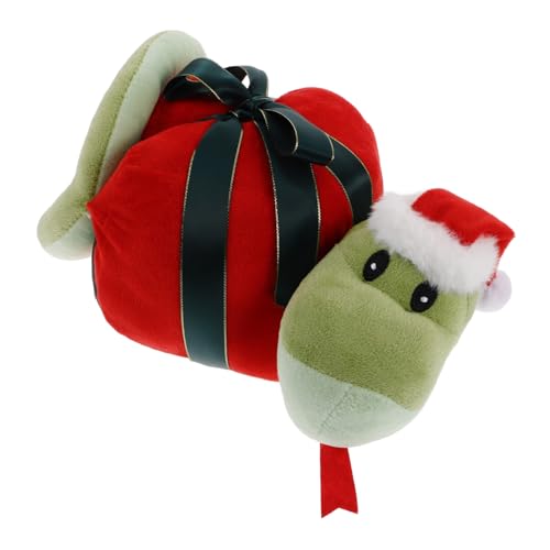 UPKOCH Weihnachtsschlangenpuppe Schlange Schlange Kuscheltier plüschschlange Schlangenstofftier Spielzeugschlangen Party-Schlange- tierisches PP Baumwolle von UPKOCH