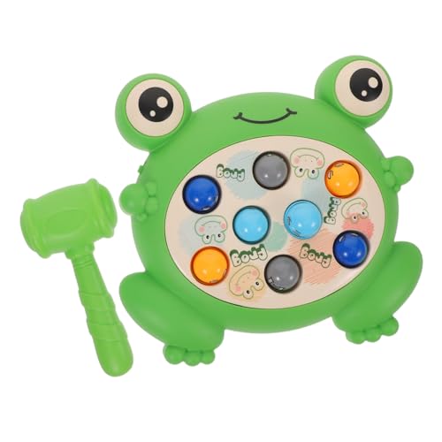 UPKOCH Whack A Frog Hammer Maulwurfspiel für Jungen Mädchen Interaktives Lernspiel zur Kognitiven Entwicklung und Koordination Eltern-Junge Mädchen Tischspiel von UPKOCH