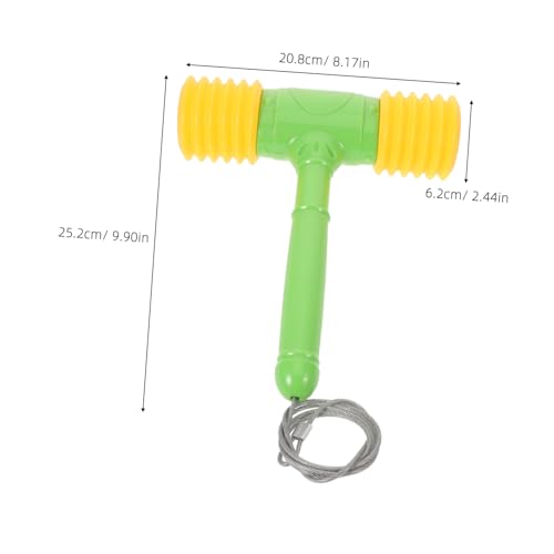 UPKOCH Whacking Hammer Robuster Kunststoff Mallet für Maus-Hammer-Spiel Ergonomisch Langlebig Präzise Schlagtechnik Tragbar für Familienunterhaltung und Hauspartys Gelb von UPKOCH