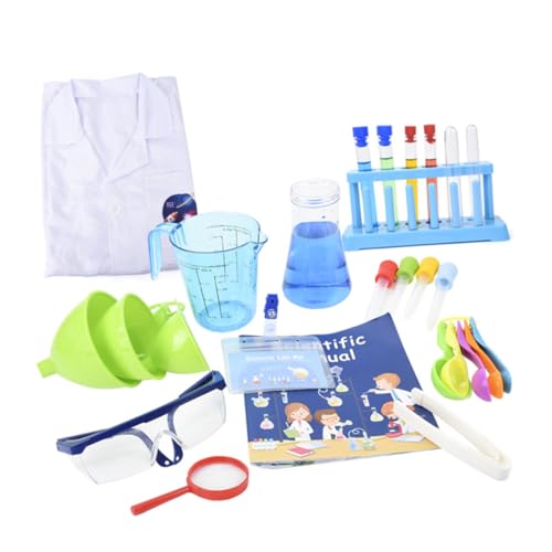 UPKOCH Wissenschaft Experimentierkasten Chemielabor DIY Experimentierset für Mädchen Jungen Lernspielzeug Praktischer Fähigkeiten und Wissensvermittlung Zufällige Farbe Zufällige Farbe von UPKOCH