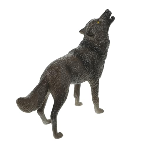 UPKOCH Wolf Figur Aus Kunststoff Wildtier Modell Tierdekoration Für Kinderzimmer Heimdekoration Blumentopf Schmuck UPKOCH Wolf Figur Aus Kunststoff Wildtier Modell Tierdekoration Für Kinderzimmer Heimdekoration Blumentopf Schmuck von UPKOCH