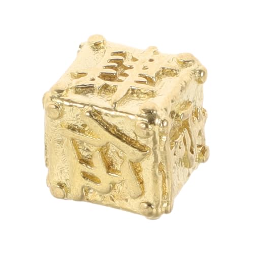 UPKOCH Chinese Characters Mahjong Dice Aus Messing Mini Würfel Für Tabletop-Spiele Kreative Und Party-Dekoration Elegante Handgefertigte Spielwürfel Mit Chinesischen Schriftzeichen UPKOCH Chinese Characters Mahjong Dice Aus Messing Mini Würfel Für Tabletop-Spiele Kreative Und Party-Dekoration Elegante Handgefertigte Spielwürfel Mit Chinesischen Schriftzeichen von UPKOCH