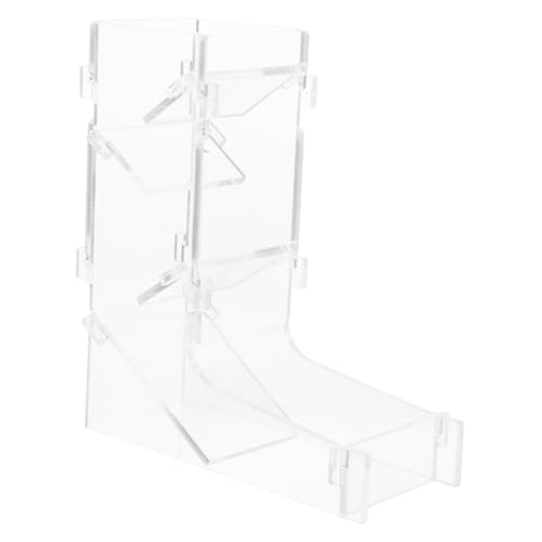 UPKOCH Würfel-rollturm-Becher Kompakter Würfelturm Für Unterwegs Tragbarer Acrylturm Ideal Für Brettspiele von UPKOCH