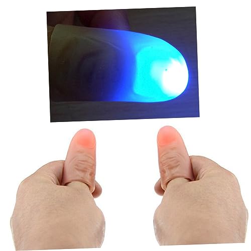 UPKOCH Zaubertrick Daumenlampe Leuchtende Fingerlichter für Magische Aufführungen Komfortabel Farbe Zufällig Partygeschenk für Freunde Zufällige Farbe Zufällige Farbe UPKOCH Zaubertrick Daumenlampe Leuchtende Fingerlichter für Magische Aufführungen Komfortabel Farbe Zufällig Partygeschenk für Freunde Zufällige Farbe Zufällige Farbe von UPKOCH