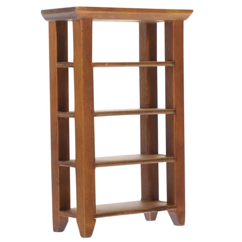 UPKOCH Puppenhaus Mini Bücherregal Miniatur Holzmöbel Dekorative Display Rack Regale Für Mini UPKOCH Puppenhaus Mini Bücherregal Miniatur Holzmöbel Dekorative Display Rack Regale Für Mini von UPKOCH