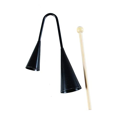 UPKOCH Zweifarbige Agogo Glocke mit Holzstab Musikinstrument für Pädagogisches für Jungen für Frühpädagogik und Musikalische Langlebig und Tragbar UPKOCH Zweifarbige Agogo Glocke mit Holzstab Musikinstrument für Pädagogisches für Jungen für Frühpädagogik und Musikalische Langlebig und Tragbar von UPKOCH
