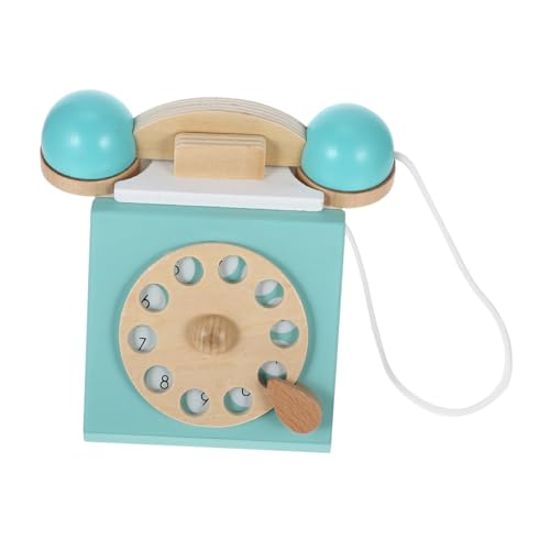 UPKOCH Holzspielzeug Telefon Mit Drehwähler Simuliertes Retro-Telefon Für Fördert Interaktion Und Zahlenerkennung Spielzeug Für Rollenspiele Und Lernspaß Im Kindergarten UPKOCH Holzspielzeug Telefon Mit Drehwähler Simuliertes Retro-Telefon Für Fördert Interaktion Und Zahlenerkennung Spielzeug Für Rollenspiele Und Lernspaß Im Kindergarten von UPKOCH