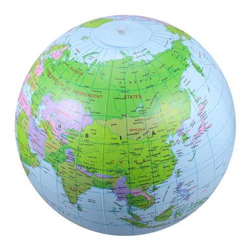 UPKOCH aufblasbarer Outdoor Wasserball wasserspielzeug Reise für das Lernen von Kindern Globe Toy aufblasbarer Ball Lernglobus PVC Blue UPKOCH aufblasbarer Outdoor Wasserball wasserspielzeug Reise für das Lernen von Kindern Globe Toy aufblasbarer Ball Lernglobus PVC Blue von UPKOCH